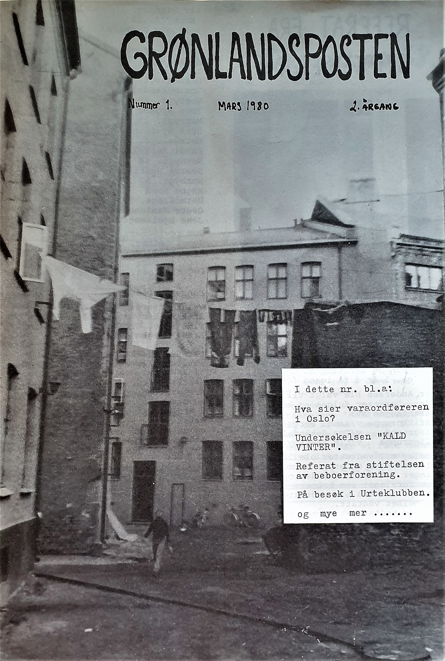 "GRØNLANDSPOSTEN" - den fra Oslo!